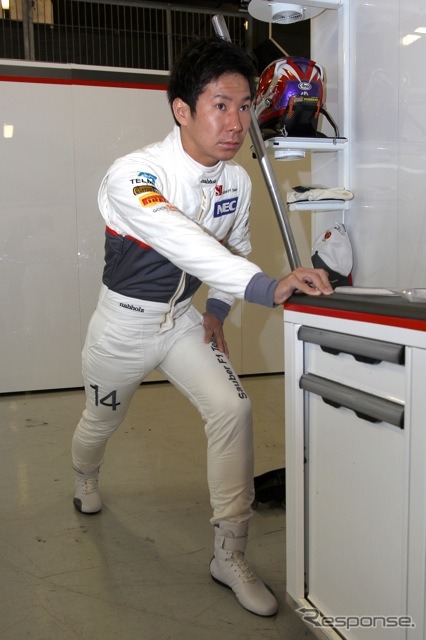 小林可夢偉（ザウバー。2月23日、バルセロナテスト）