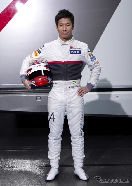 ザウバーC31発表(2月6日、ヘレス・サーキット)。小林可夢偉