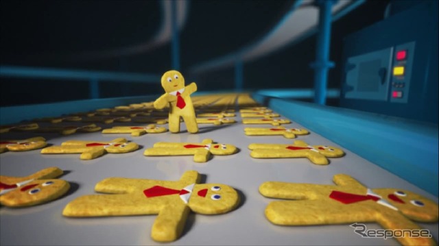 新型ボルボV40のティーザー映像、『クッキー』
