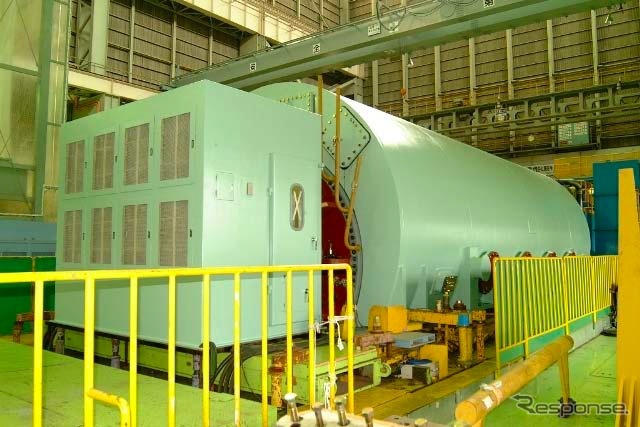 500MVA級タービン発電機