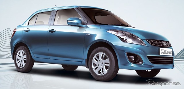2月にインドで発売されたスイフトの4ドアセダン、新型Dzire
