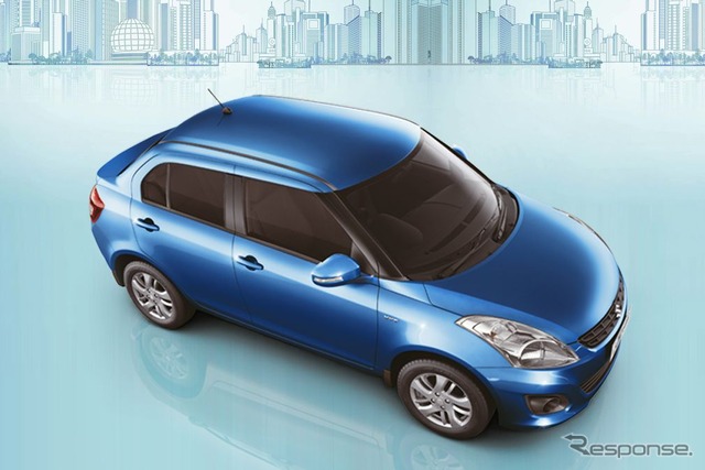 2月にインドで発売されたスイフトの4ドアセダン、新型Dzire