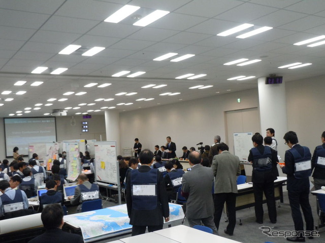 日産、全社災害対策本部シミュレーション訓練