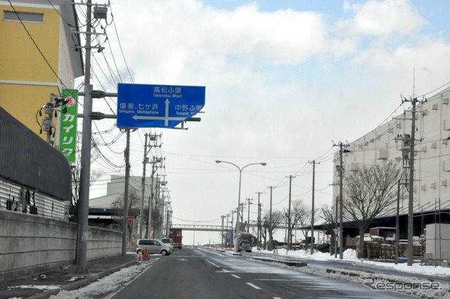仙台、石巻付近