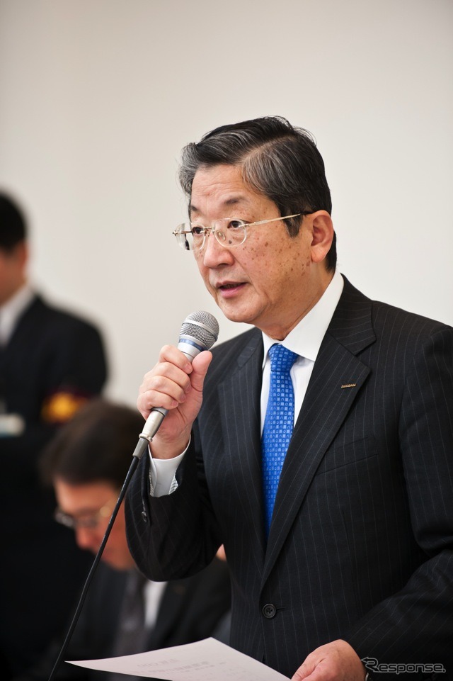 日産自動車の防災訓練(3月5日)