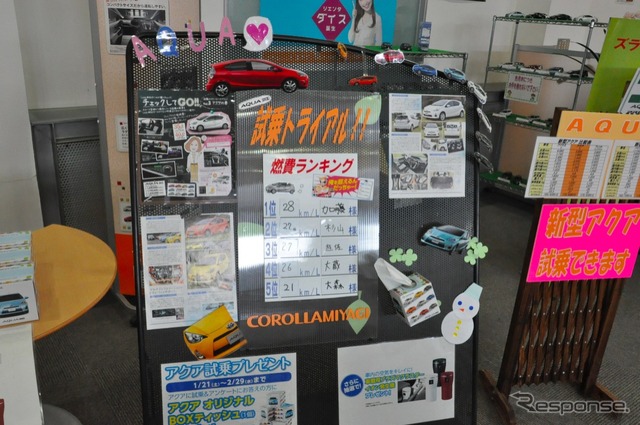 トヨタカローラ宮城アムシス苦竹店(2012年2月)