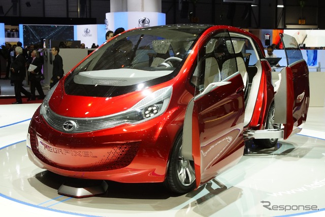 インドのタタモーターズのEVコンセプトカー、メガピクセル(ジュネーブモーターショー12)