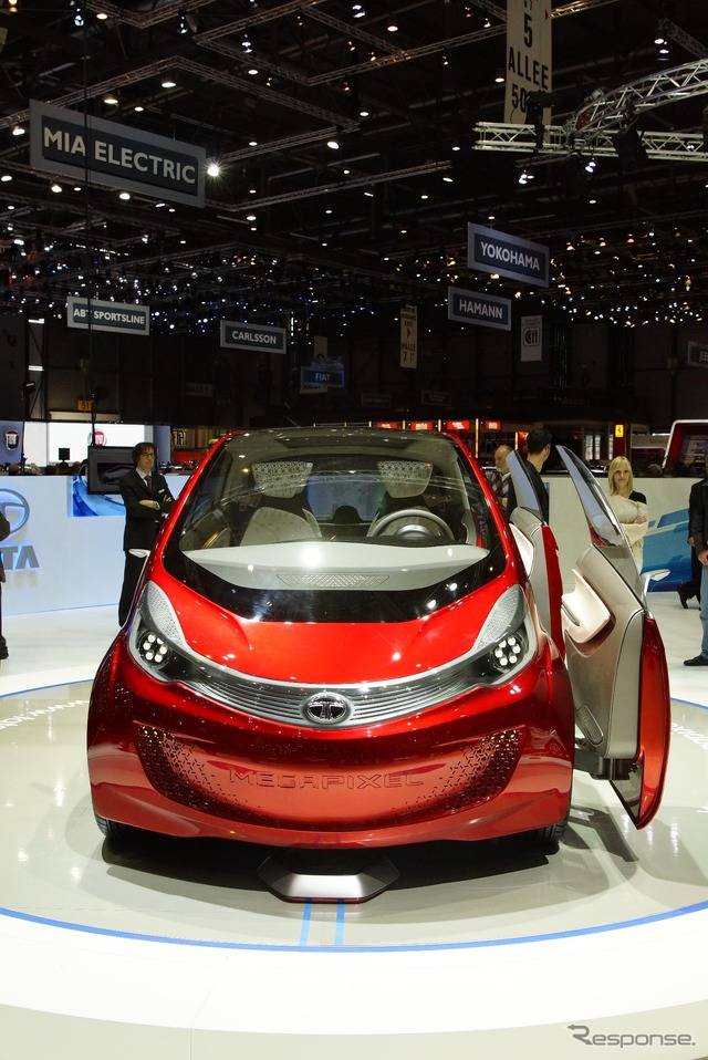 インドのタタモーターズのEVコンセプトカー、メガピクセル(ジュネーブモーターショー12)