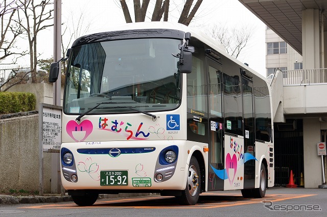 一運行ごとに羽村市役所で充電を行う。