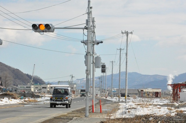 石巻市沿岸部のようす（2012年2月）