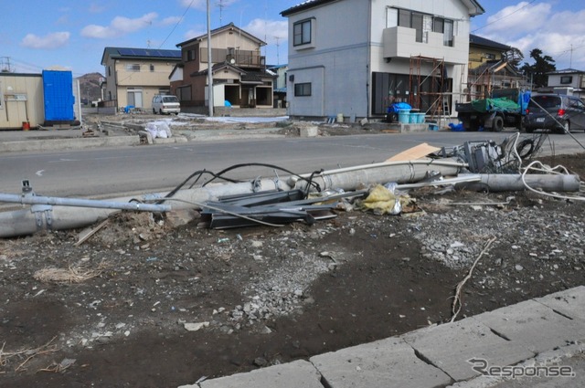 石巻市沿岸部のようす(2012年2月)