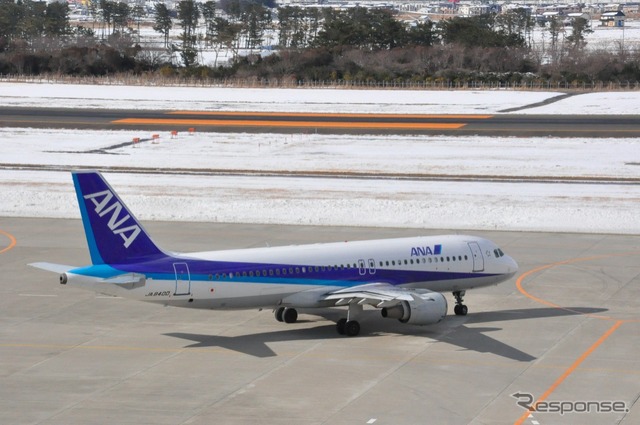 仙台空港のようす(2012年2月)