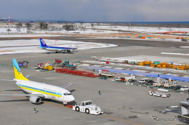 仙台空港のようす(2012年2月)