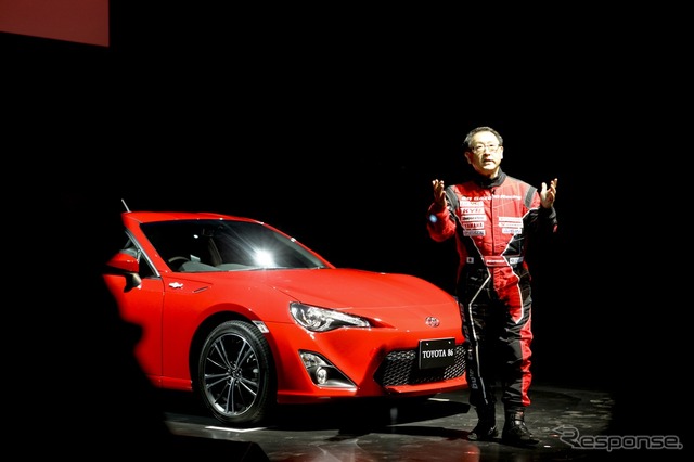 トヨタ自動車豊田章男社長(トヨタ86発表会)