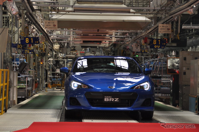 BRZ/86ラインオフ式