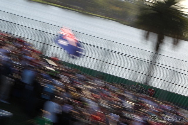 グロージャン（ロータス。3月17日、F1オーストラリアGP）