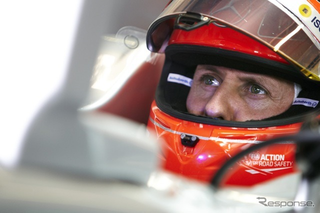 シューマッハ（メルセデスAMG。3月16日、F1オーストラリアGP）
