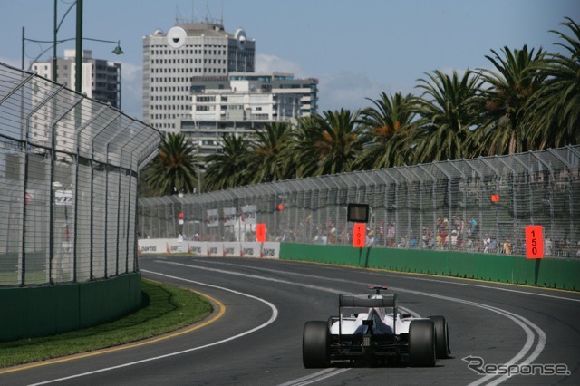 小林可夢偉（ザウバー。3月17日、F1オーストラリアGP）