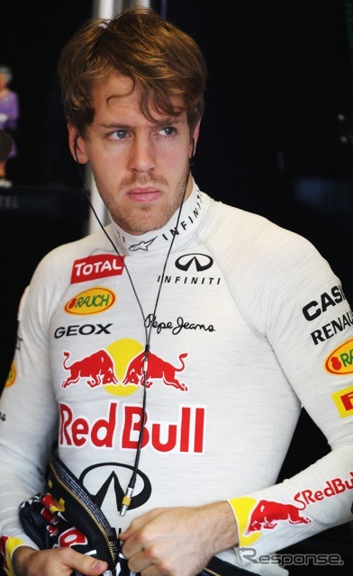 ベッテル（レッドブル。3月17日、F1オーストラリアGP）