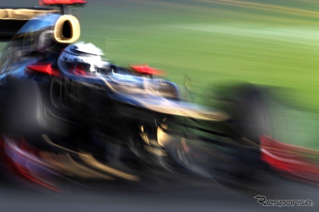 ライコネン（ロータス。3月18日、F1オーストラリアGP）