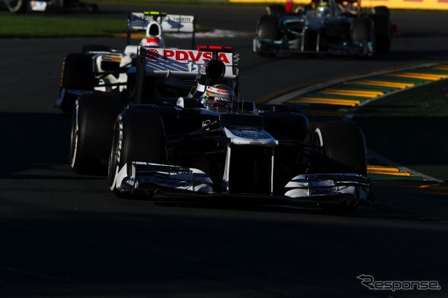 マルドナド（ウィリアムズ。3月18日、F1オーストラリアGP決勝）