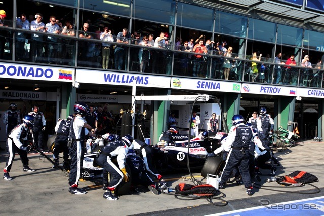 マルドナド（ウィリアムズ。3月18日、F1オーストラリアGP決勝）