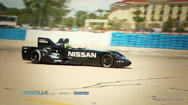 日産デルタウイングの次世代ルマンレーサーの公式初テスト