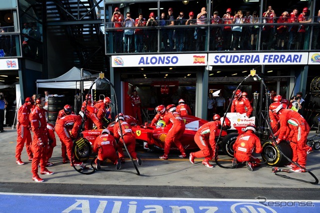 マッサ（フェラーリ。3月18日、F1オーストラリアGP）