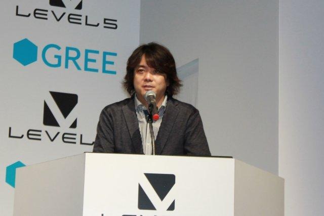 グリー×レベルファイブ、業務提携による共同記者発表会 ― 日野社長「しっかり作品が楽しめれば、それはゲーム業界」