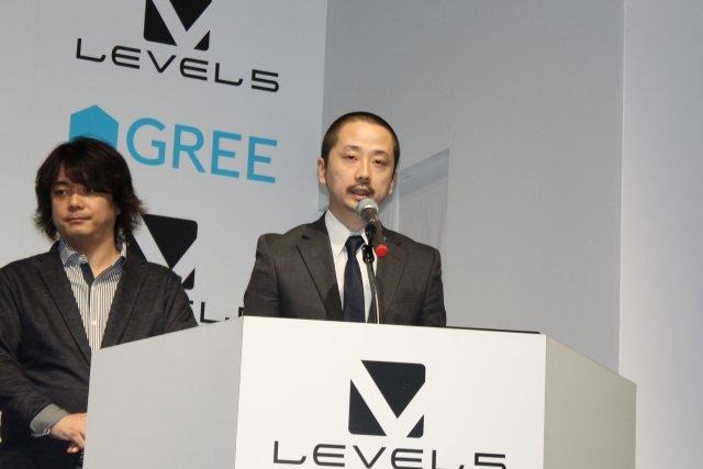 グリー×レベルファイブ、業務提携による共同記者発表会 ― 日野社長「しっかり作品が楽しめれば、それはゲーム業界」