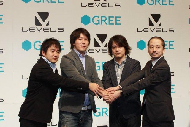グリー×レベルファイブ、業務提携による共同記者発表会 ― 日野社長「しっかり作品が楽しめれば、それはゲーム業界」