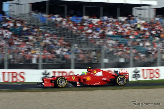 マッサ（フェラーリ。3月18日、F1オーストラリアGP）