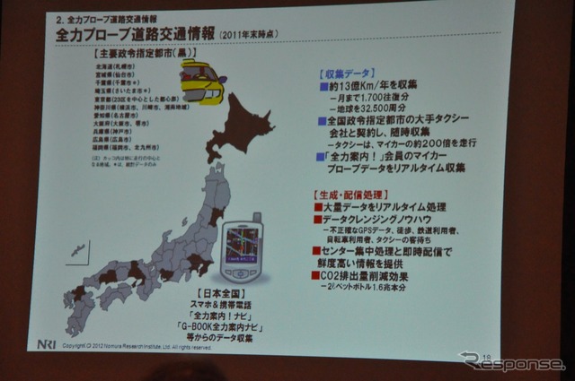 野村総合研究所ユビークリンク事業部の増田有孝事業部長 講演のようす(ATTT12)