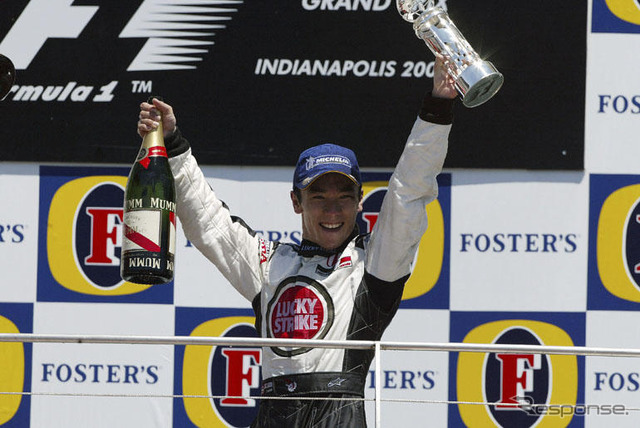 【ホンダF1】佐藤琢磨、歓喜の表彰台…アメリカGP