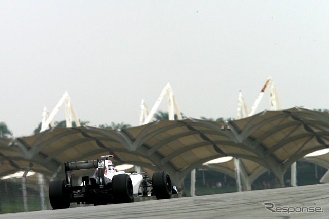 小林可夢偉(ザウバー。3月24日、F1マレーシアGP)