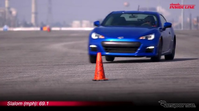 スバルBRZのフルテストの映像を公開した米『INSIDE LINE』