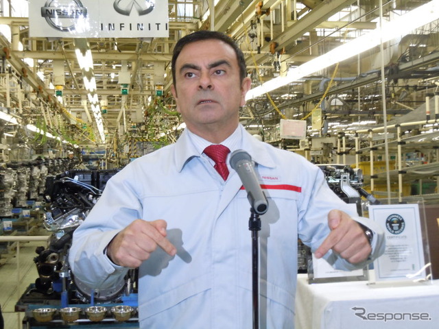 日産自動車カルロス・ゴーン社長