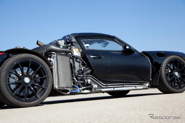 ポルシェ918スパイダーのテストカー