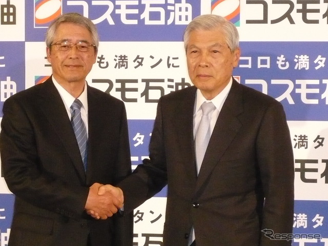右が木村社長、左が森川新社長
