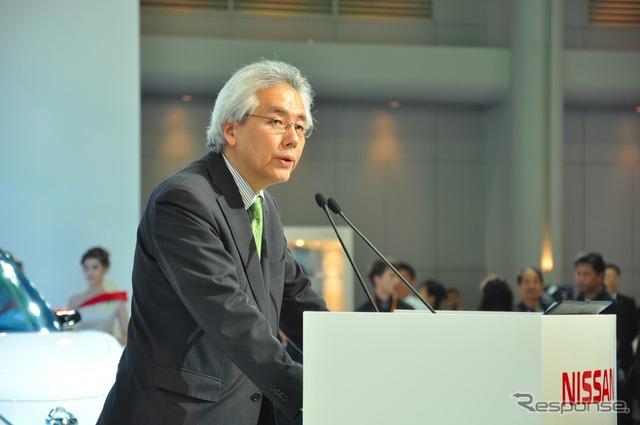 日産 プレスカンファレンスのようす(バンコクモーターショー12)