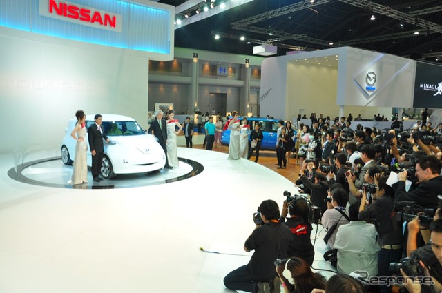 日産 プレスカンファレンスのようす(バンコクモーターショー12)