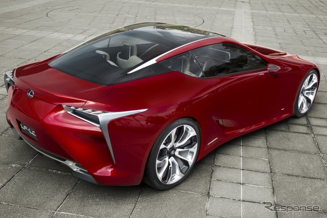 レクサスのデザインの方向性を示唆したコンセプトカー LF-LC（デトロイトモーターショー12）