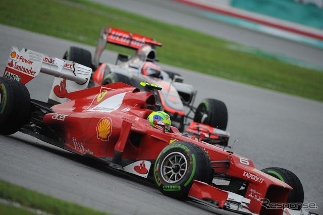 マッサ（フェラーリ。3月25日、F1マレーシアGP）
