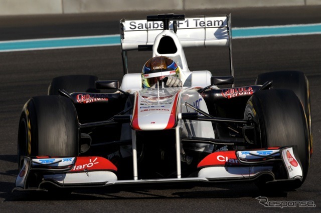 ザウバー（2011年11月、F1アブダビテスト）