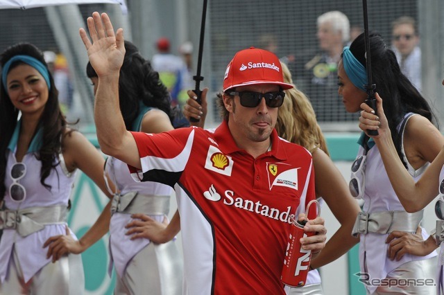 アロンソ（フェラーリ、F1マレーシアGP）