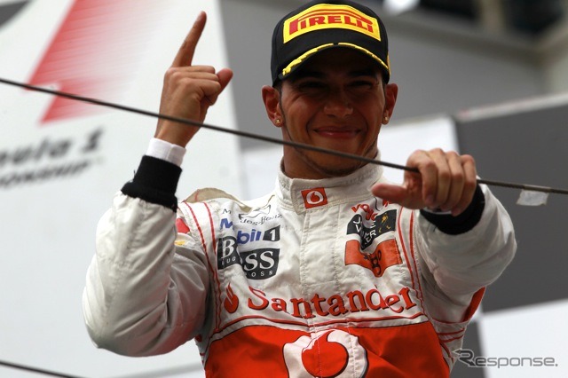 ハミルトン(マクラーレン、2011年F1中国GP)