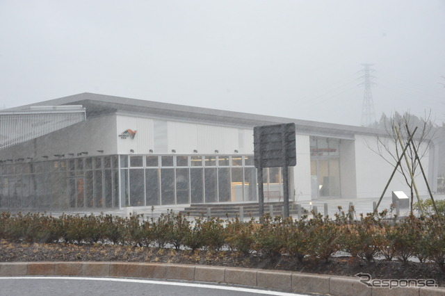 14日の開業が待たれる清水PA(ネオパーサ清水)