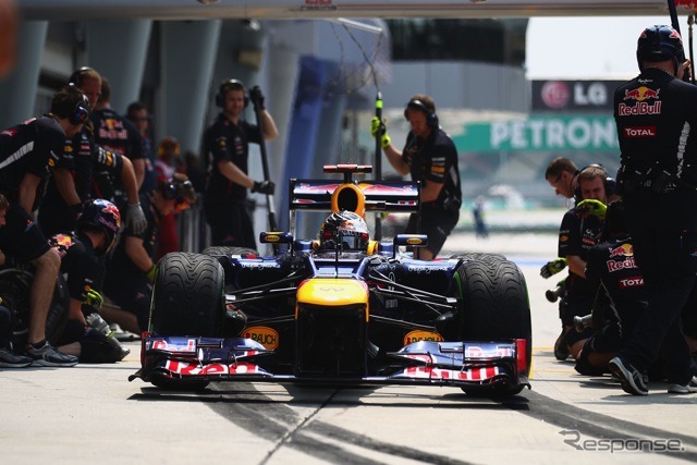 ベッテル（ザウバー、F1マレーシアGP）