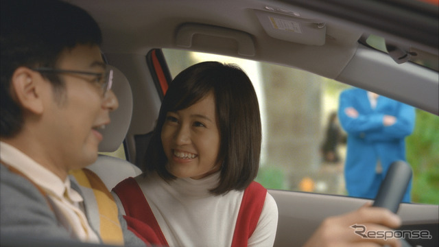 前田敦子演じるジャイ子。トヨタ自動車企業広告「FUN TO DRIVE, AGAIN.」キャンペーン、『実写版ドラえもんCM』シリーズ第4話