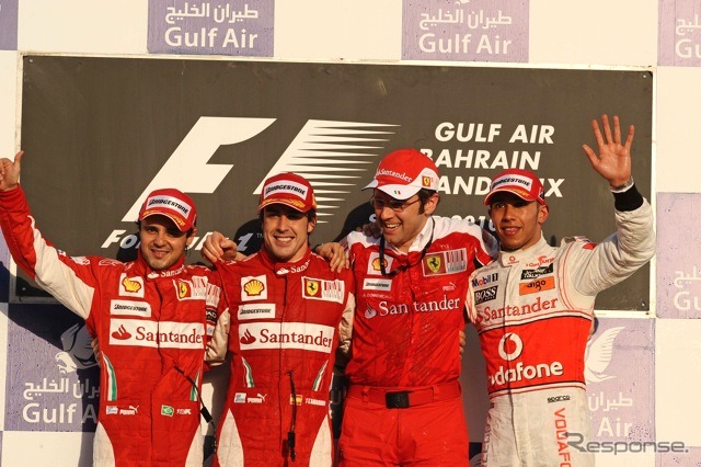 2010年F1バーレーンGP、優勝はアロンソ（フェラーリ）